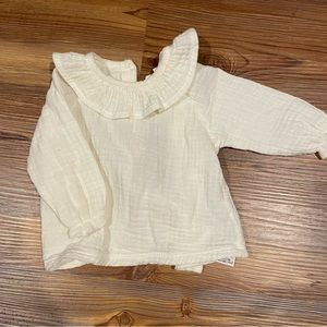 Zara Baby cream top